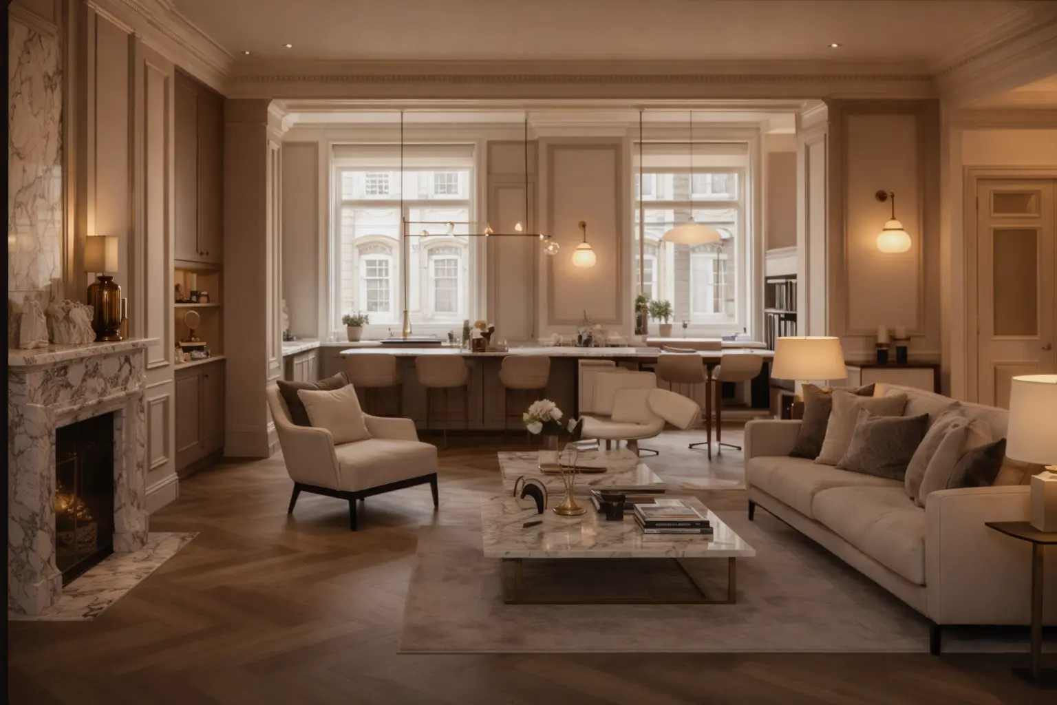 Super Prime MGT in Kensington built design by SUPER PRIME LUXURY Living room