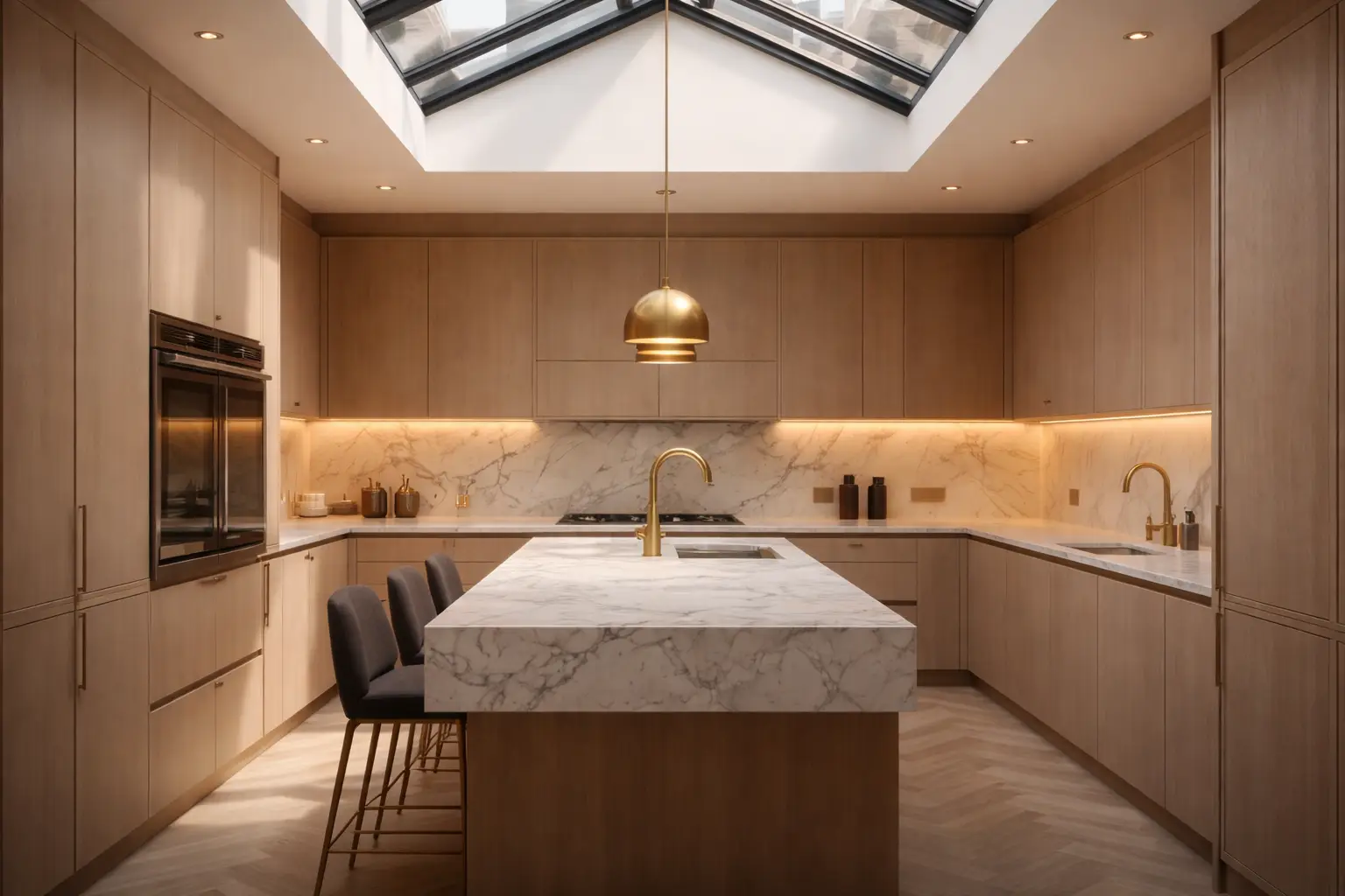 Luxury living room renovation completed by Super Prime MGT in Kensington